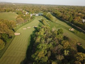 St Louis CC 13th Fairway Aerial